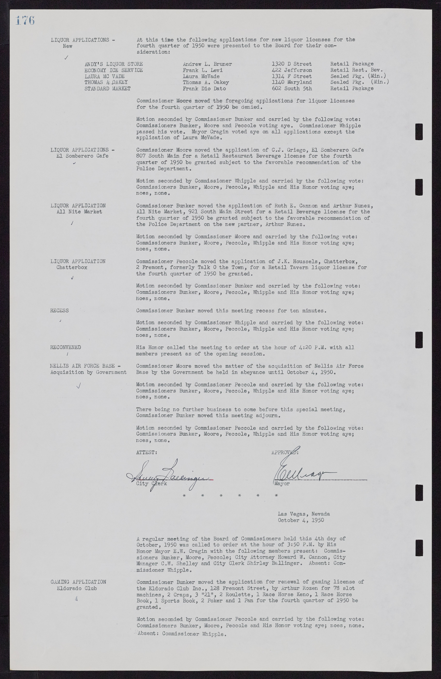 Las Vegas City Commission Minutes, November 7, 1949 to May 21, 1952, lvc000007-186