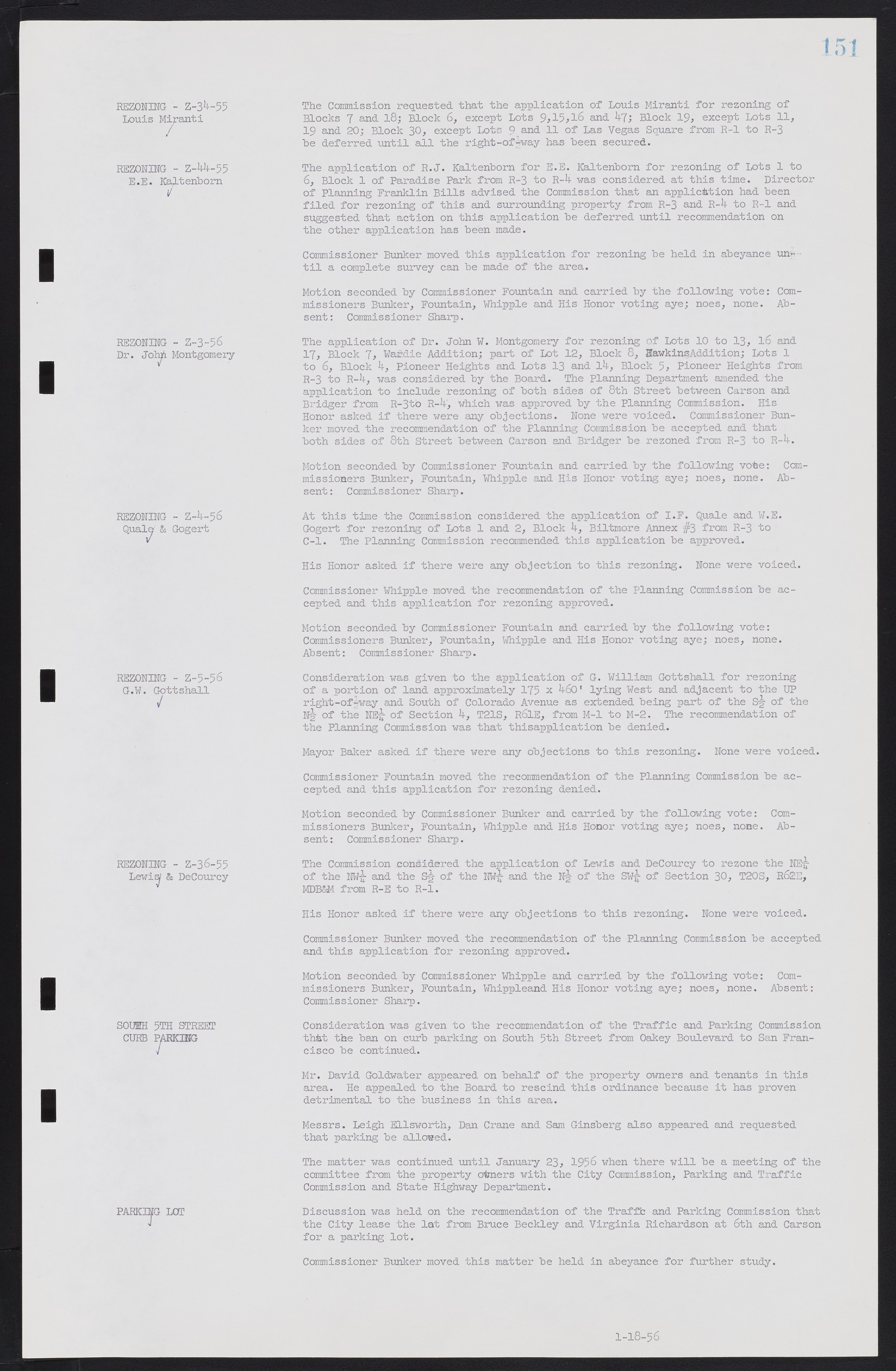 Las Vegas City Commission Minutes, September 21, 1955 to November 20, 1957, lvc000010-165
