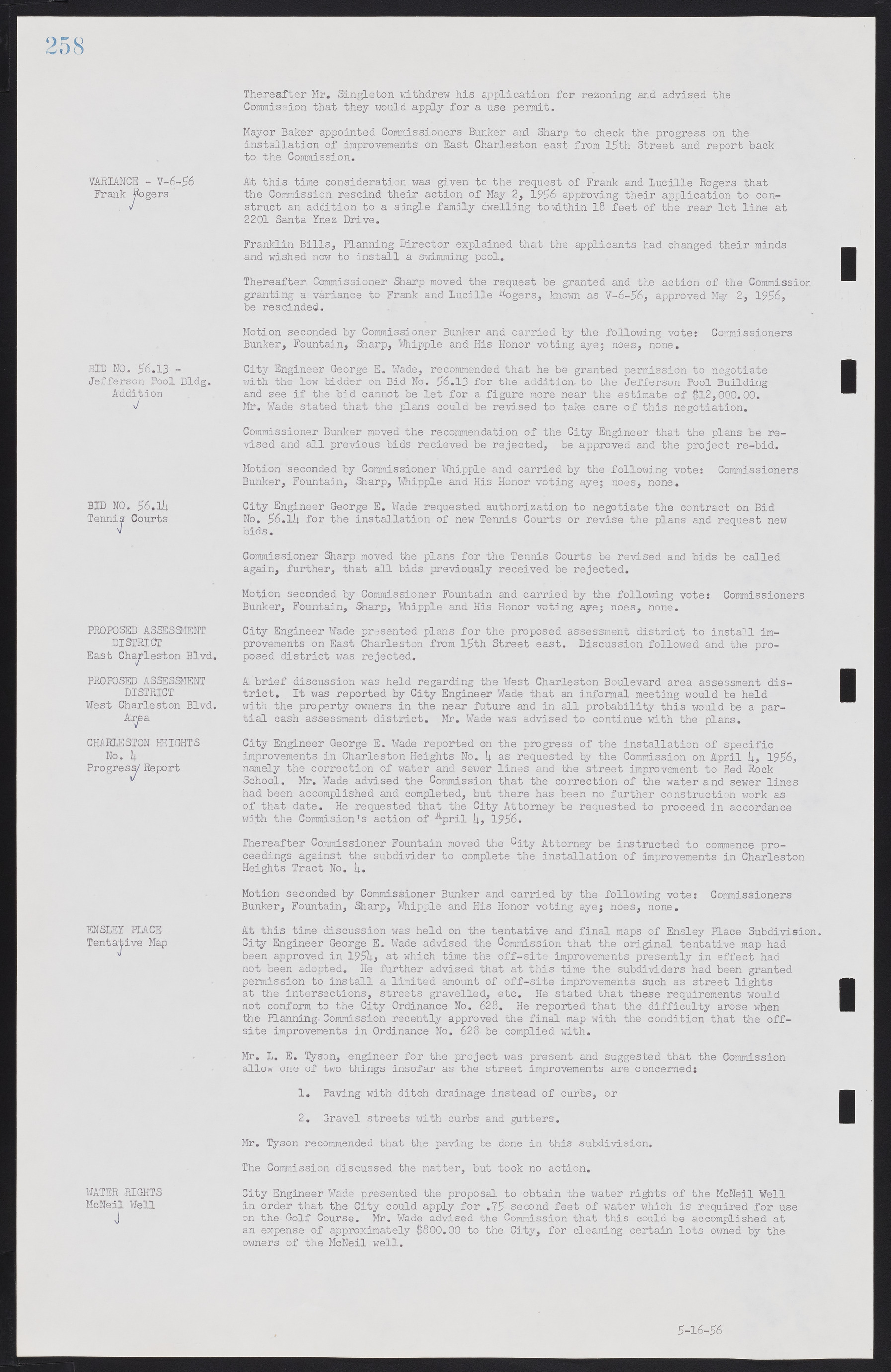 Las Vegas City Commission Minutes, September 21, 1955 to November 20, 1957, lvc000010-278