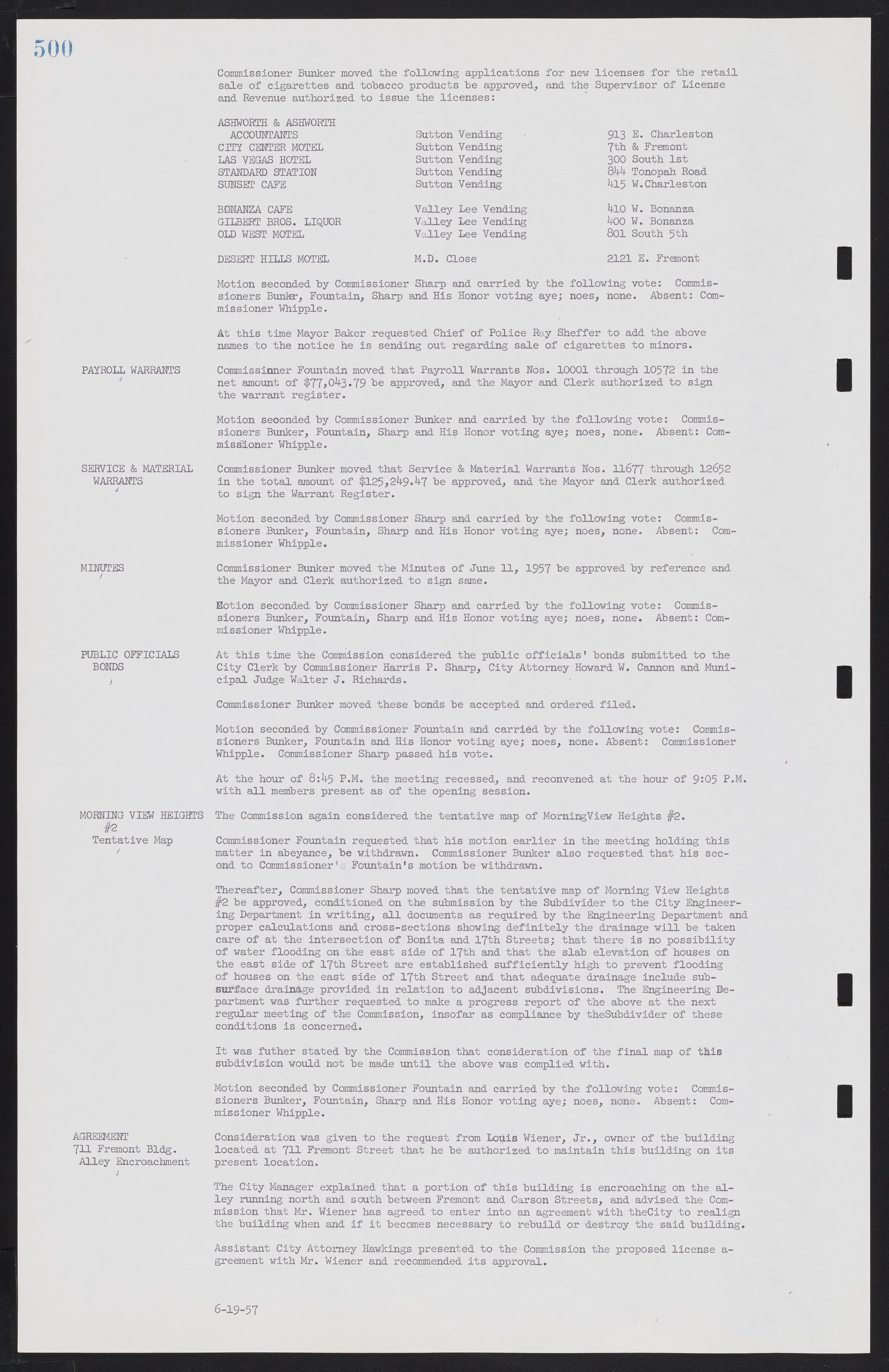 Las Vegas City Commission Minutes, September 21, 1955 to November 20, 1957, lvc000010-520