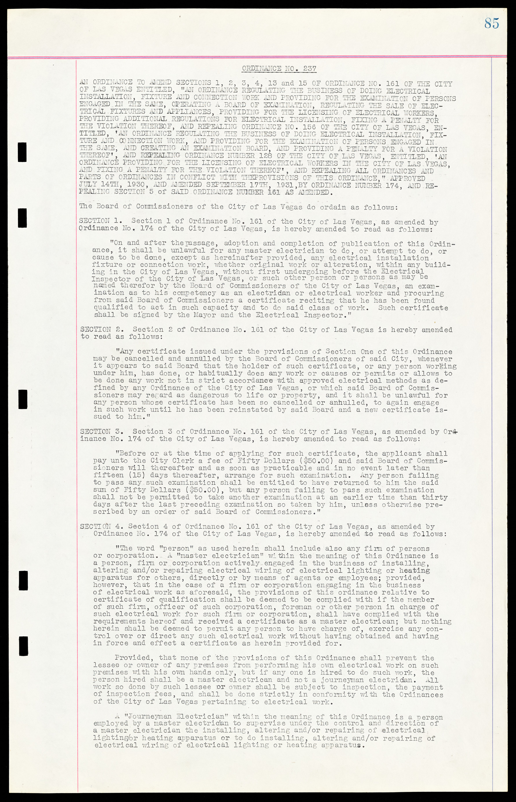 Las Vegas City Ordinances, March 31, 1933 to October 25, 1950, lvc000014-103