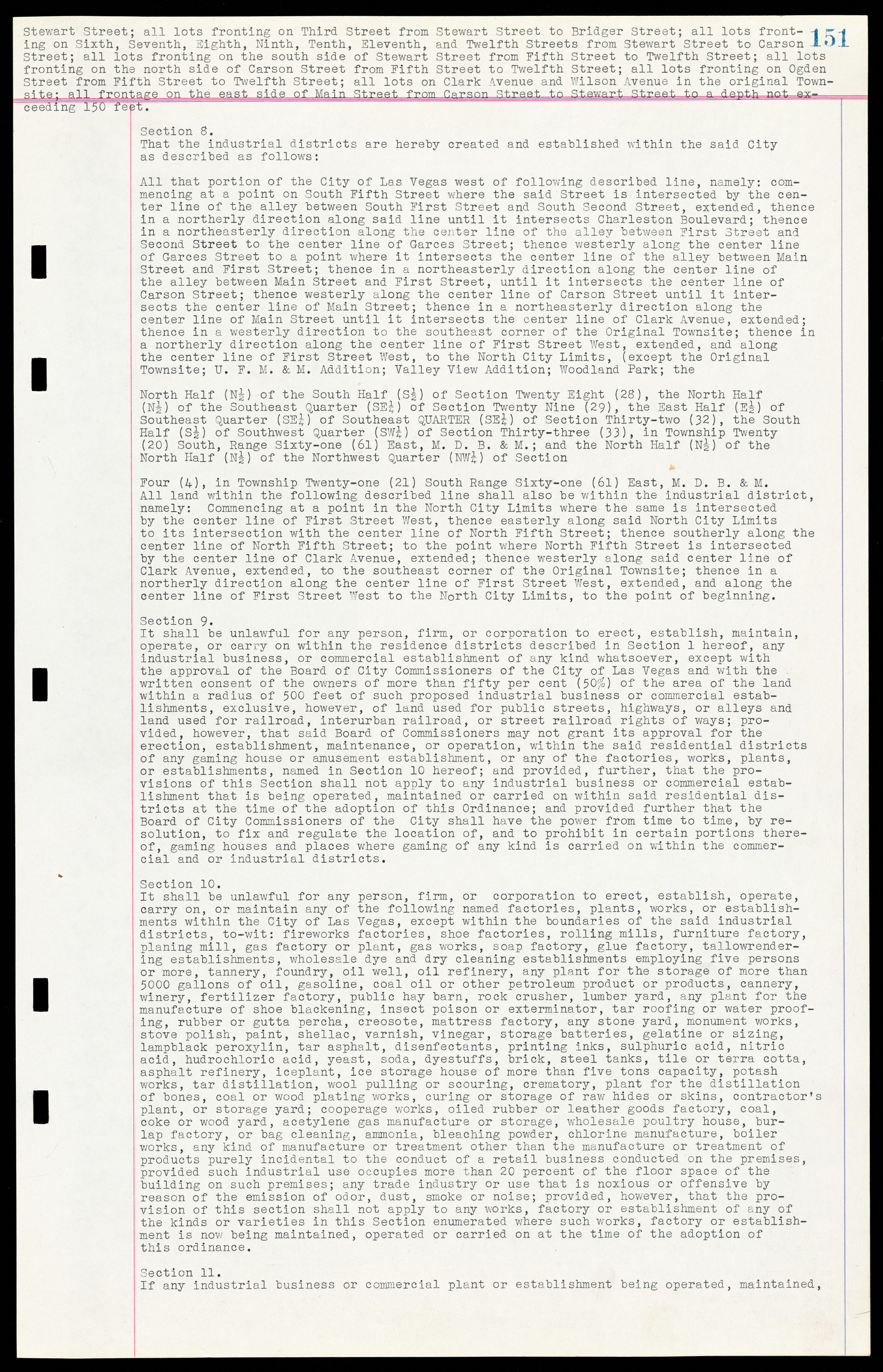 Las Vegas City Ordinances, March 31, 1933 to October 25, 1950, lvc000014-171