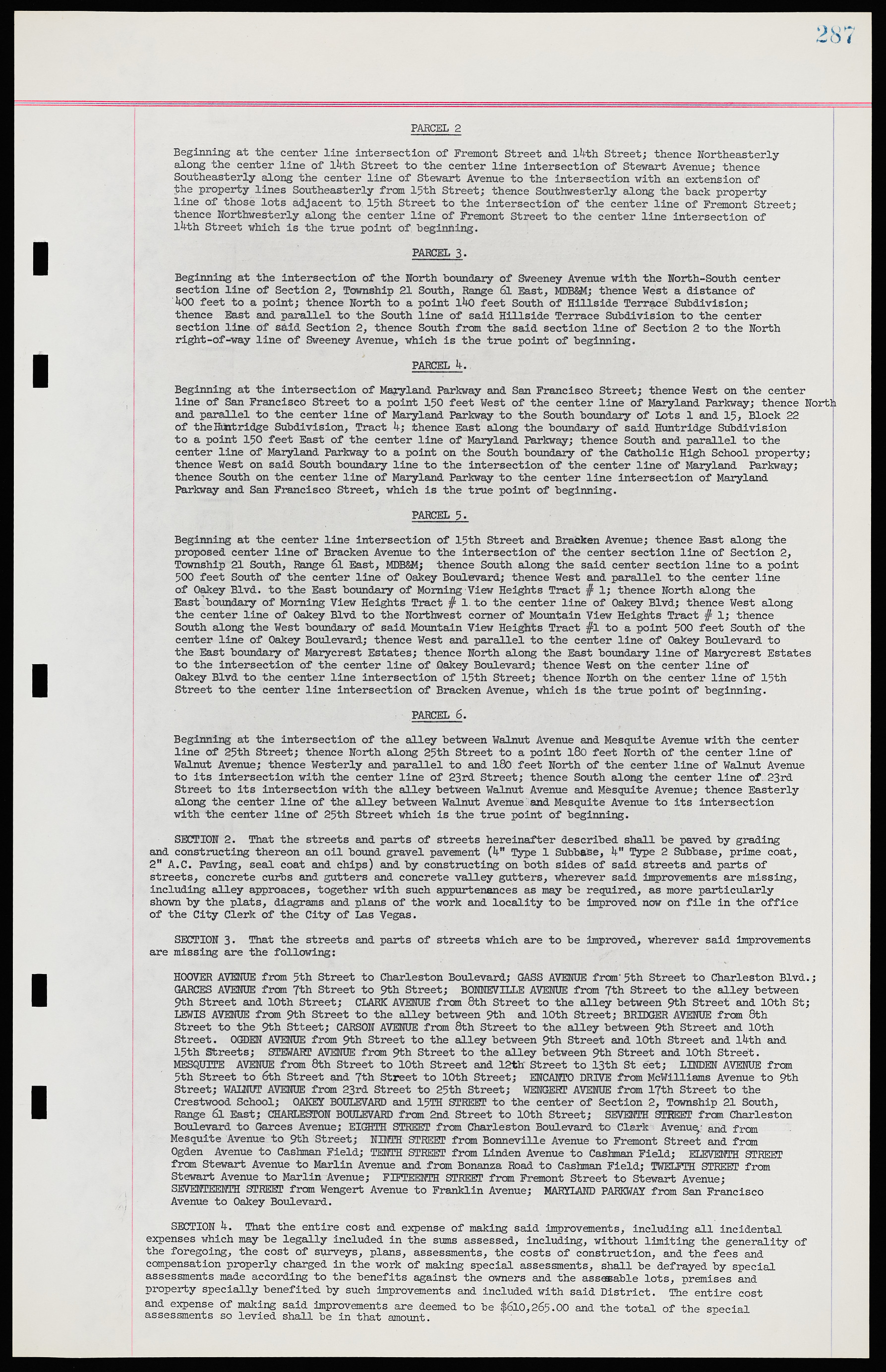 Las Vegas City Ordinances, November 13, 1950 to August 6, 1958, lvc000015-295
