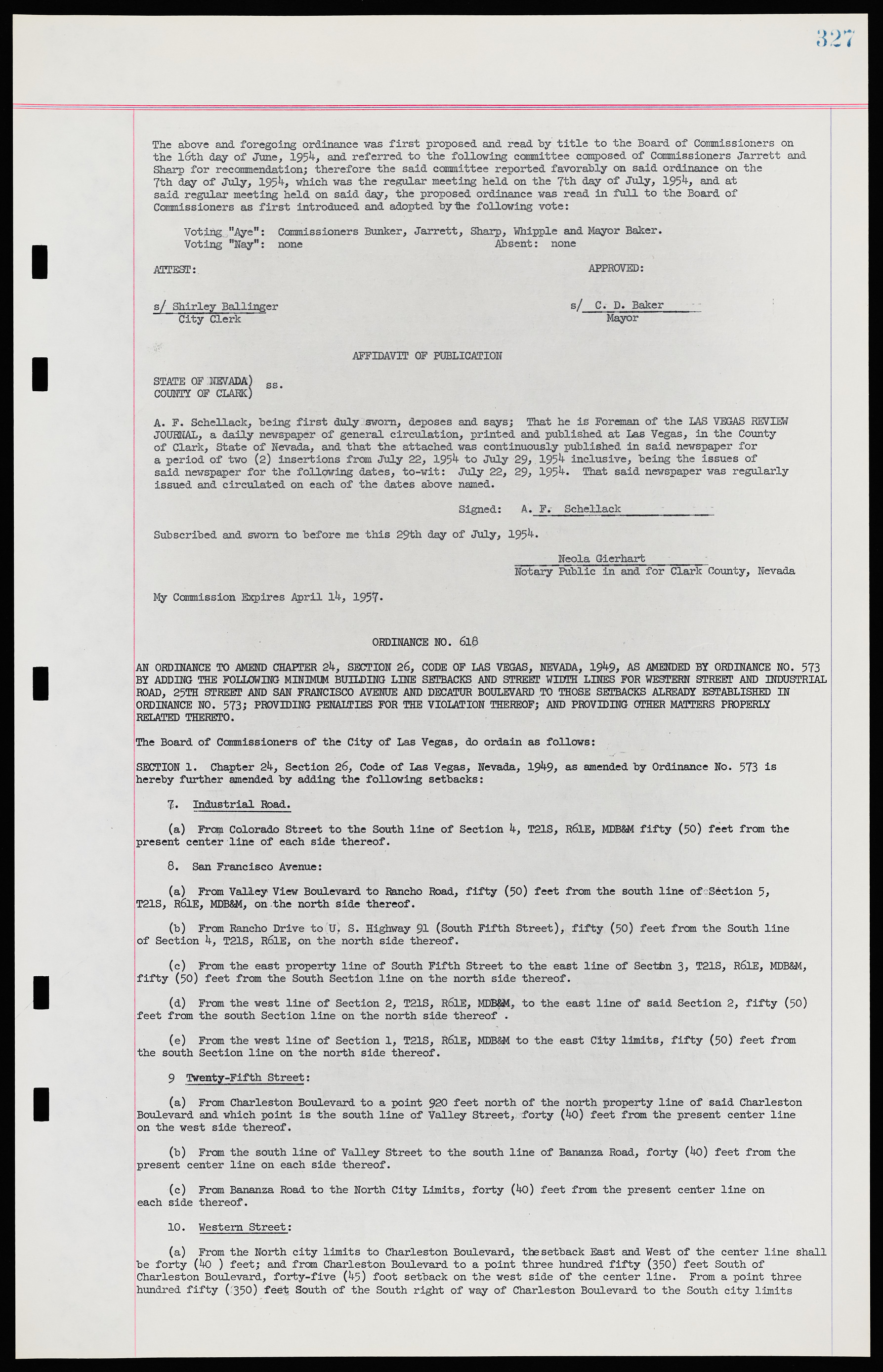 Las Vegas City Ordinances, November 13, 1950 to August 6, 1958, lvc000015-335