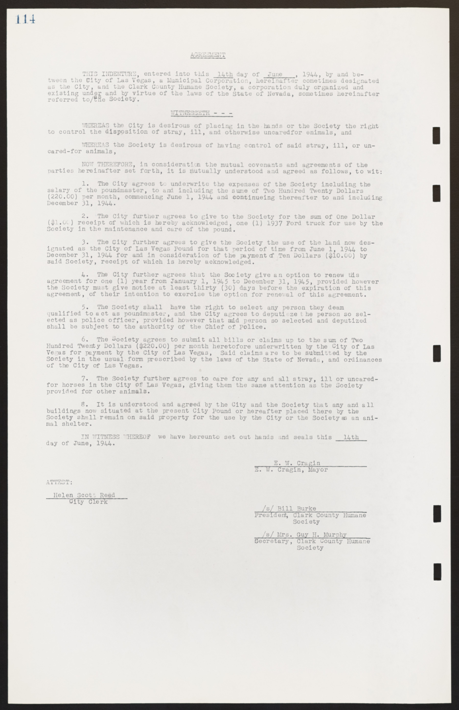 Las Vegas City Commission Legal Documents, February 29, 1944 to February 21, 1945, lvc000016-44