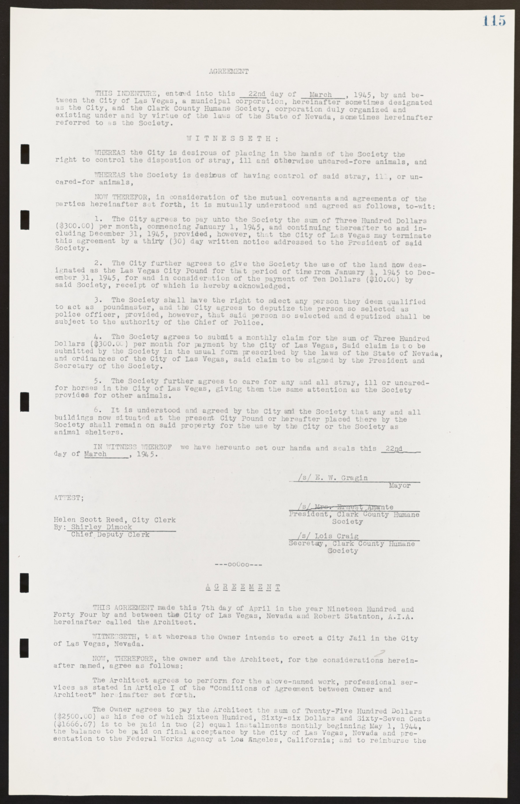 Las Vegas City Commission Legal Documents, February 29, 1944 to February 21, 1945, lvc000016-45