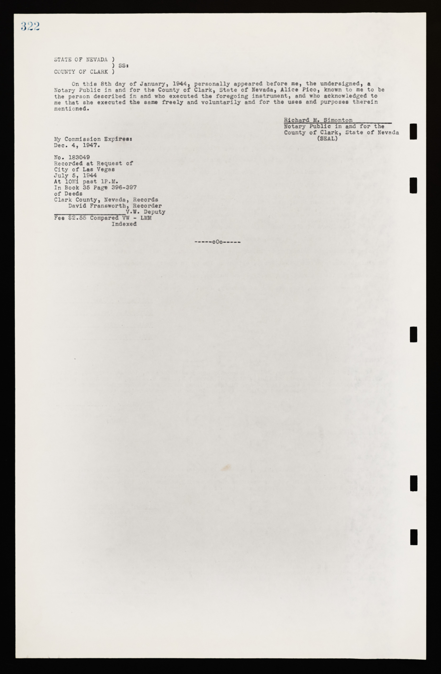 Las Vegas City Commission Legal Documents, February 29, 1944 to February 21, 1945, lvc000016-85