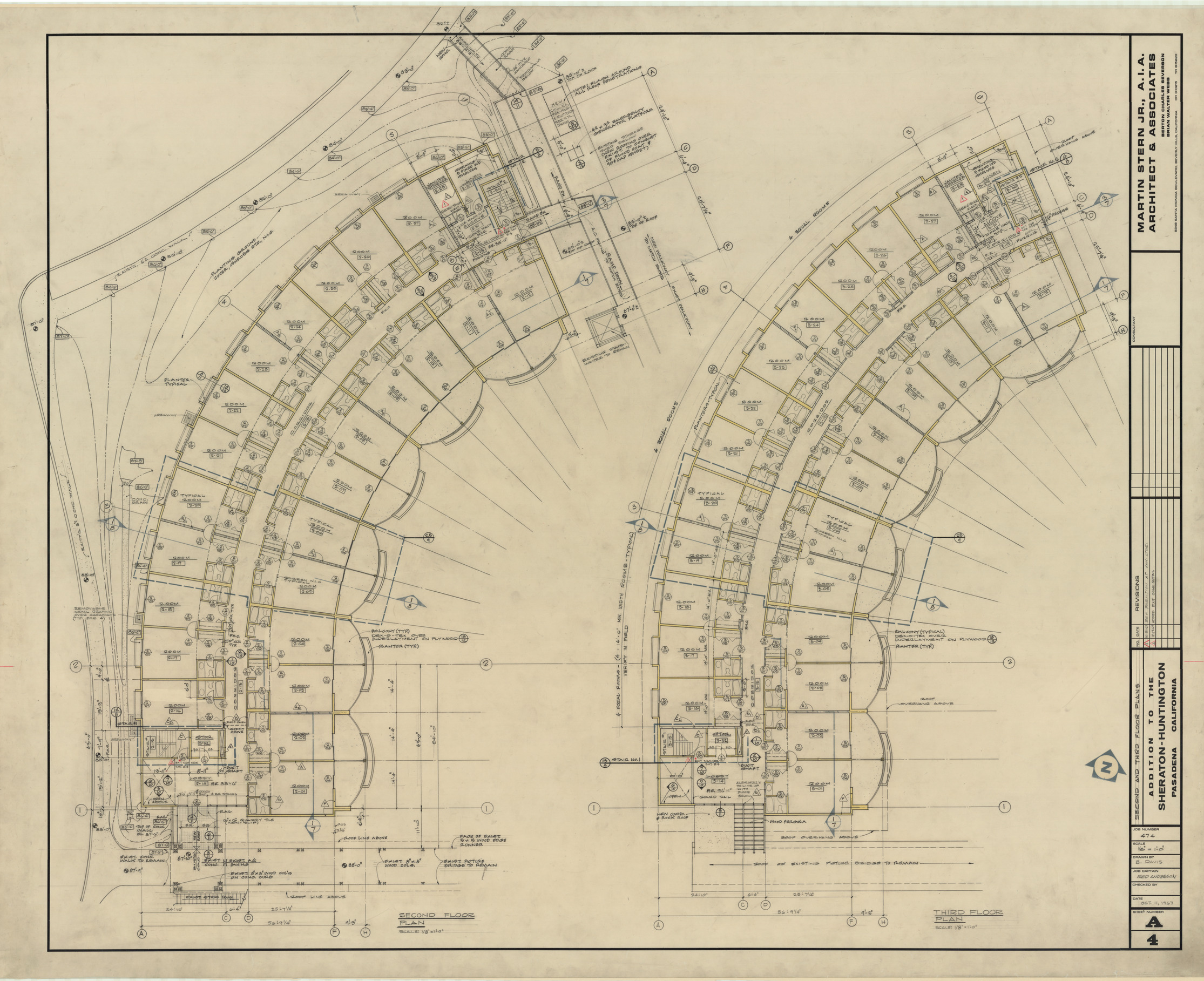 Huntington addition, architectural, electrical, mechanical, and plumbing: architectural drawings, image 005