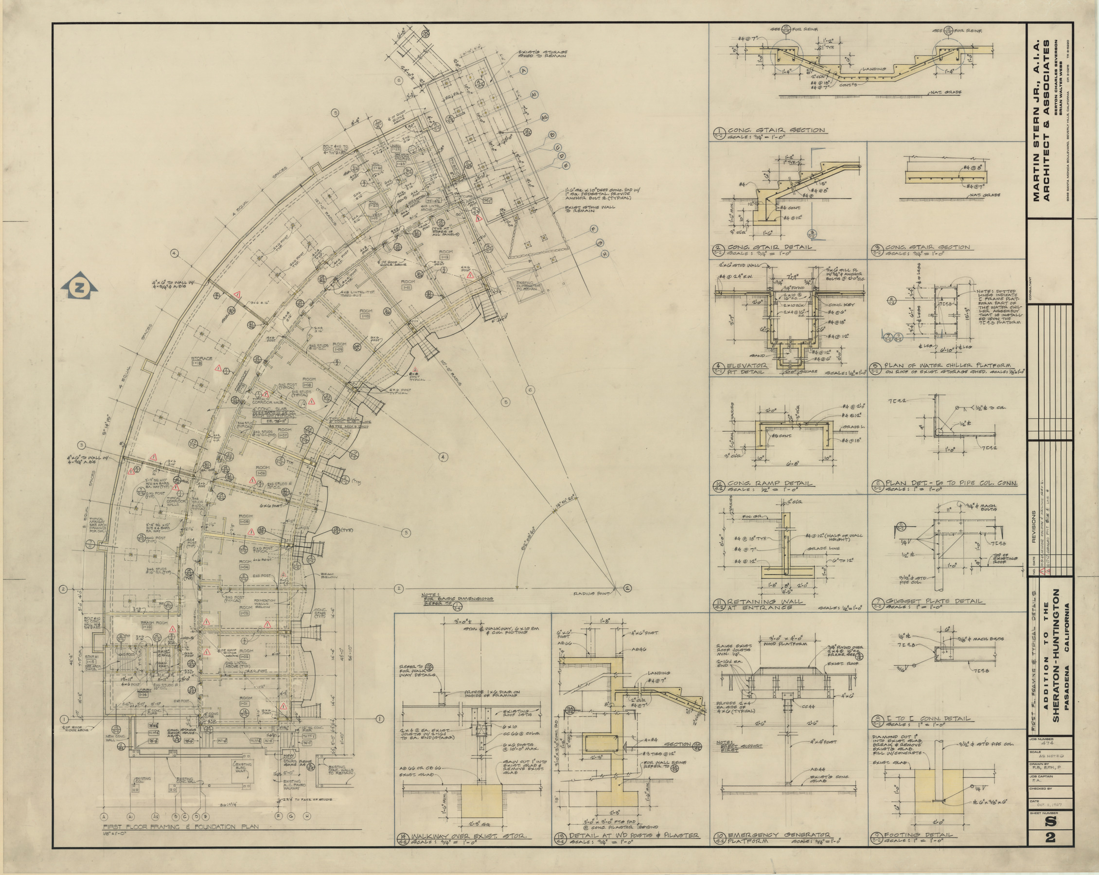 Huntington addition, architectural, electrical, mechanical, and plumbing: architectural drawings, image 016