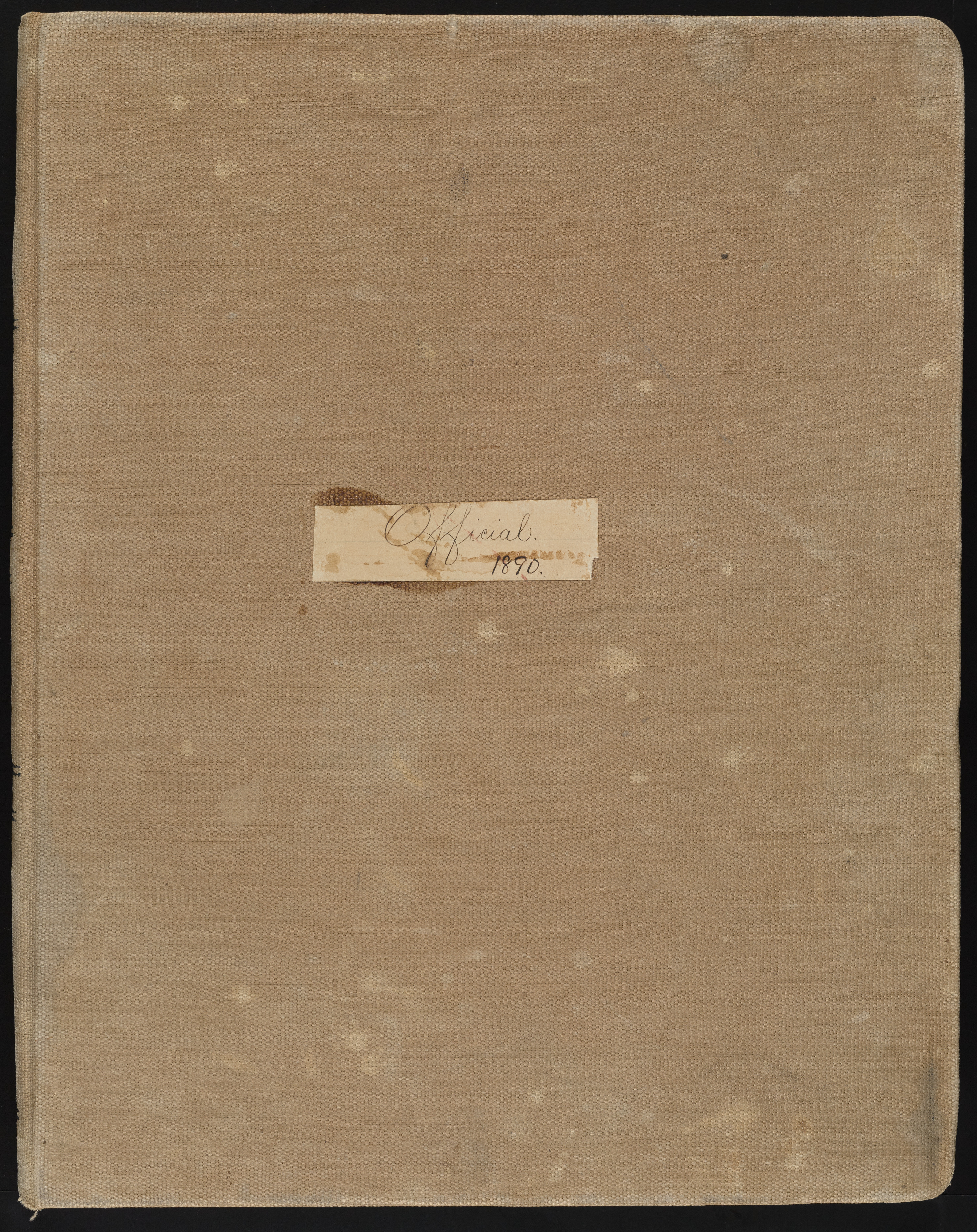 Fort Mojave Industrial School correspondence, administrative and financial information, image 001