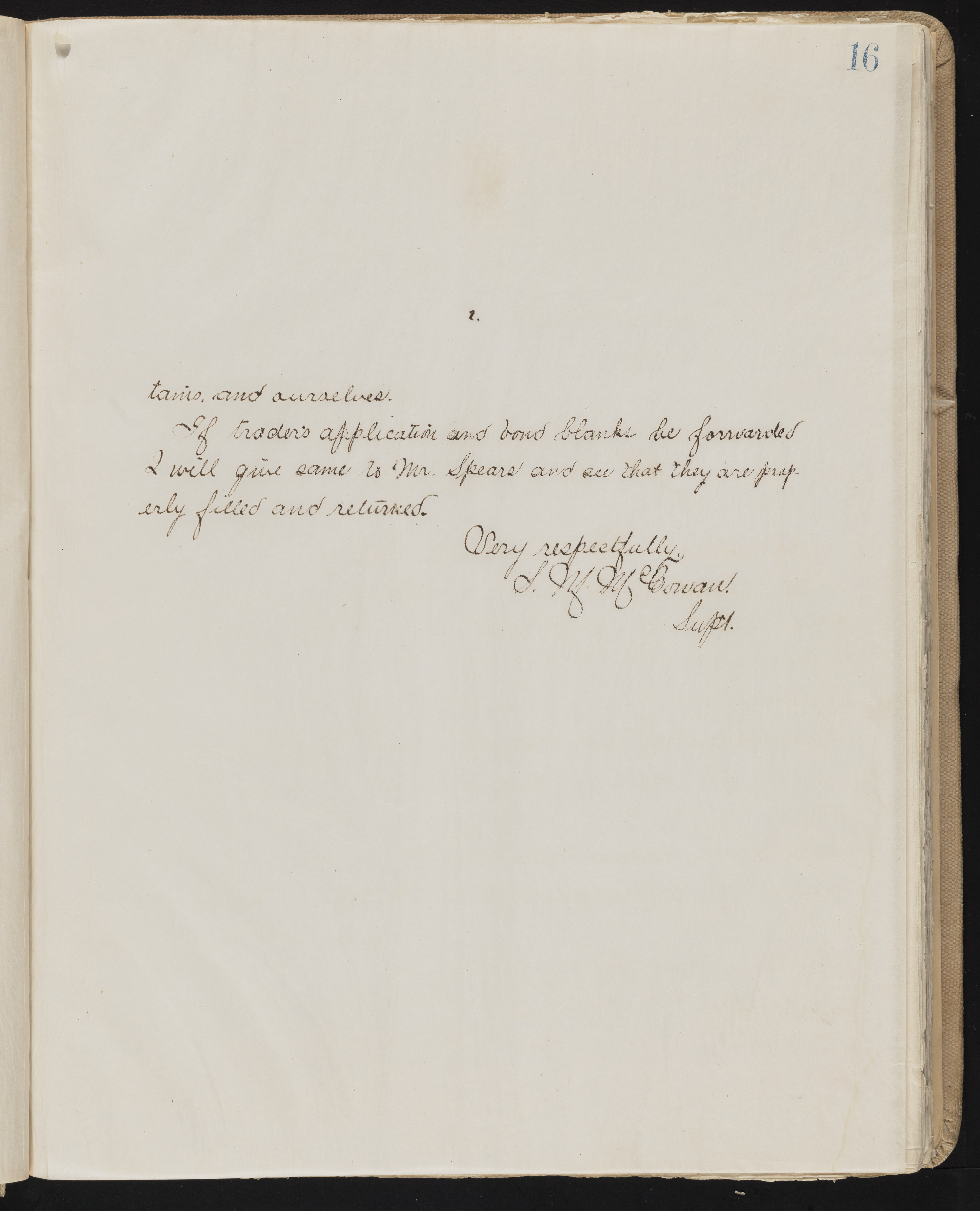 Fort Mojave Industrial School correspondence, administrative and financial information, image 018