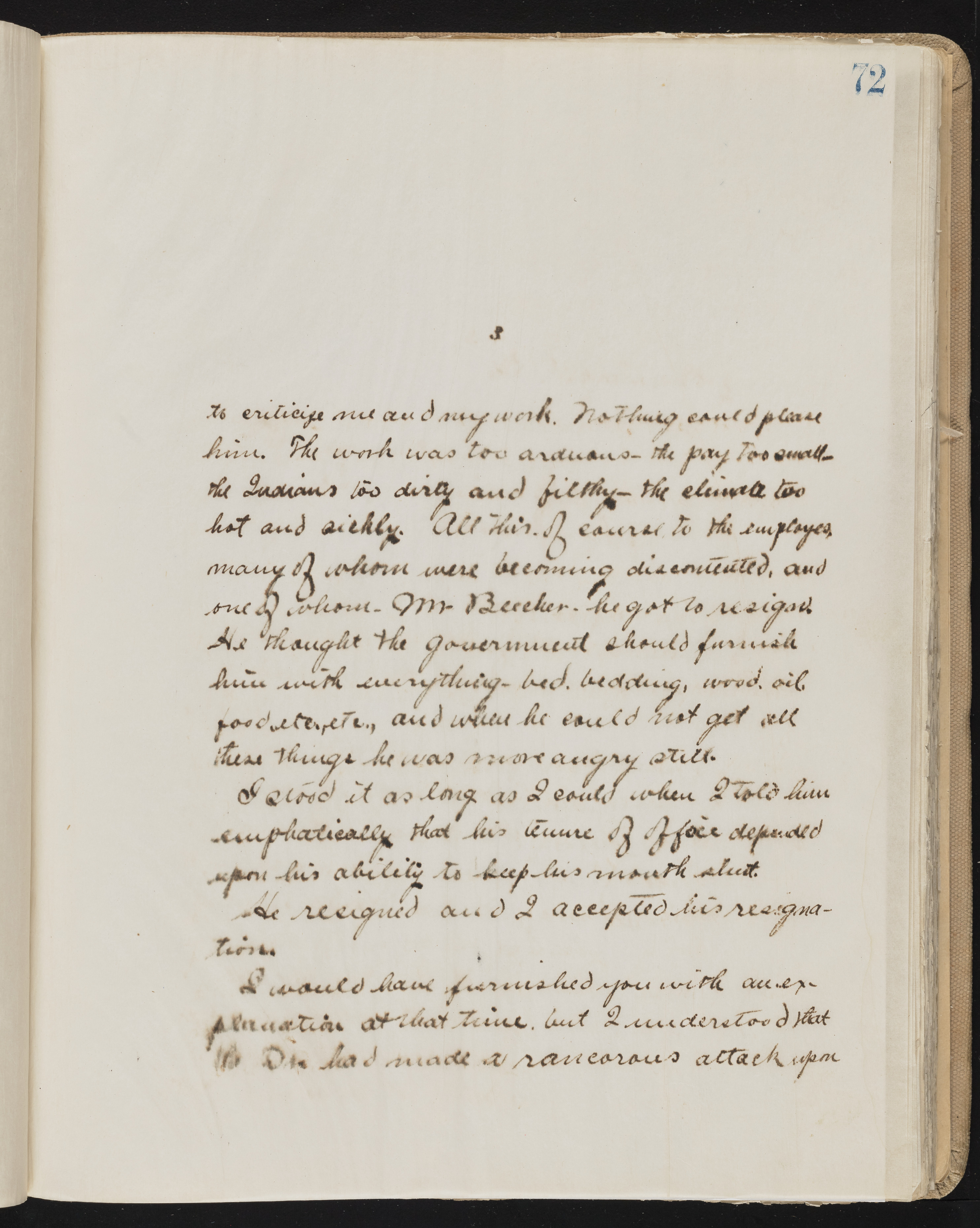 Fort Mojave Industrial School correspondence, administrative and financial information, image 064