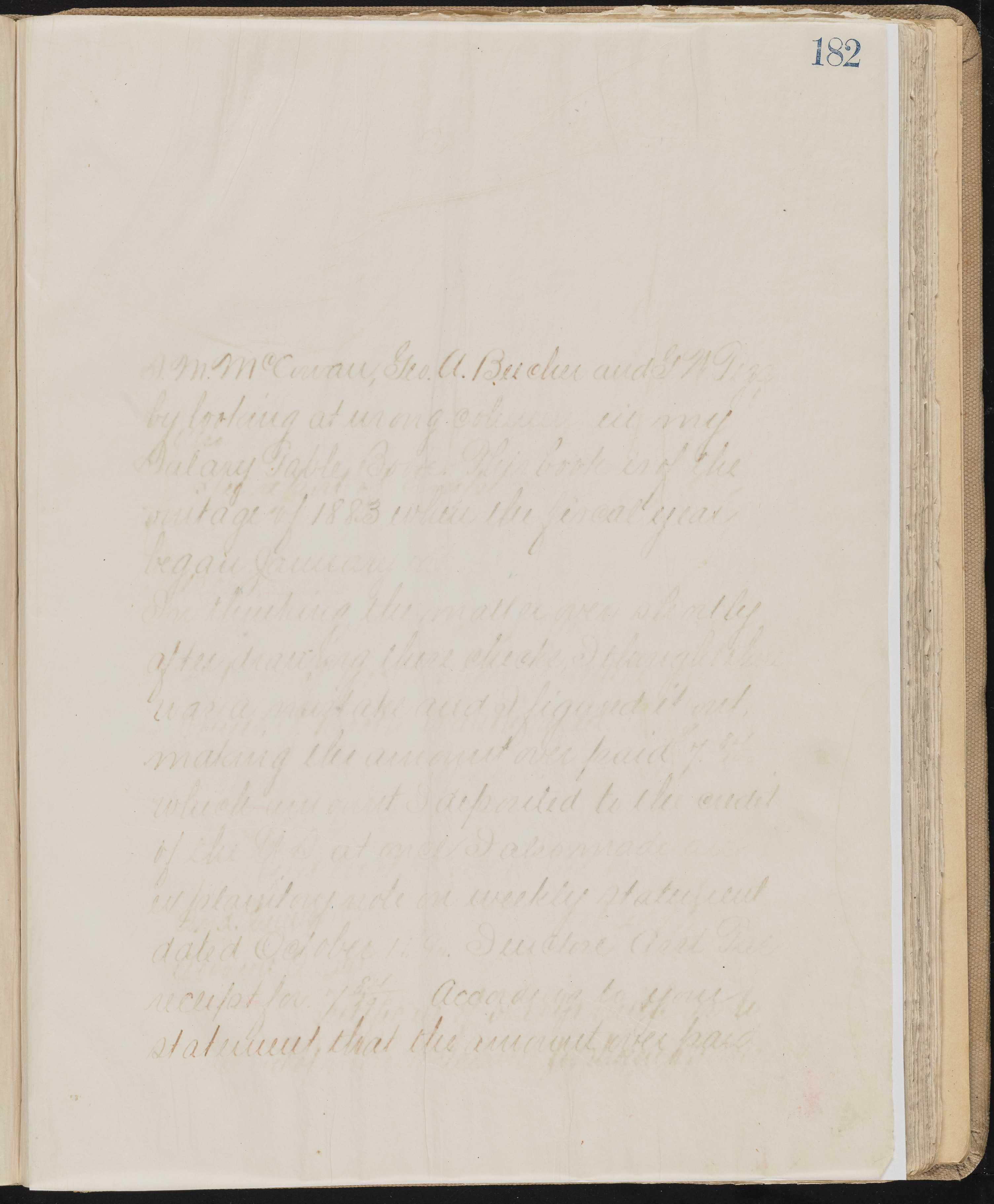 Fort Mojave Industrial School correspondence, administrative and financial information, image 141