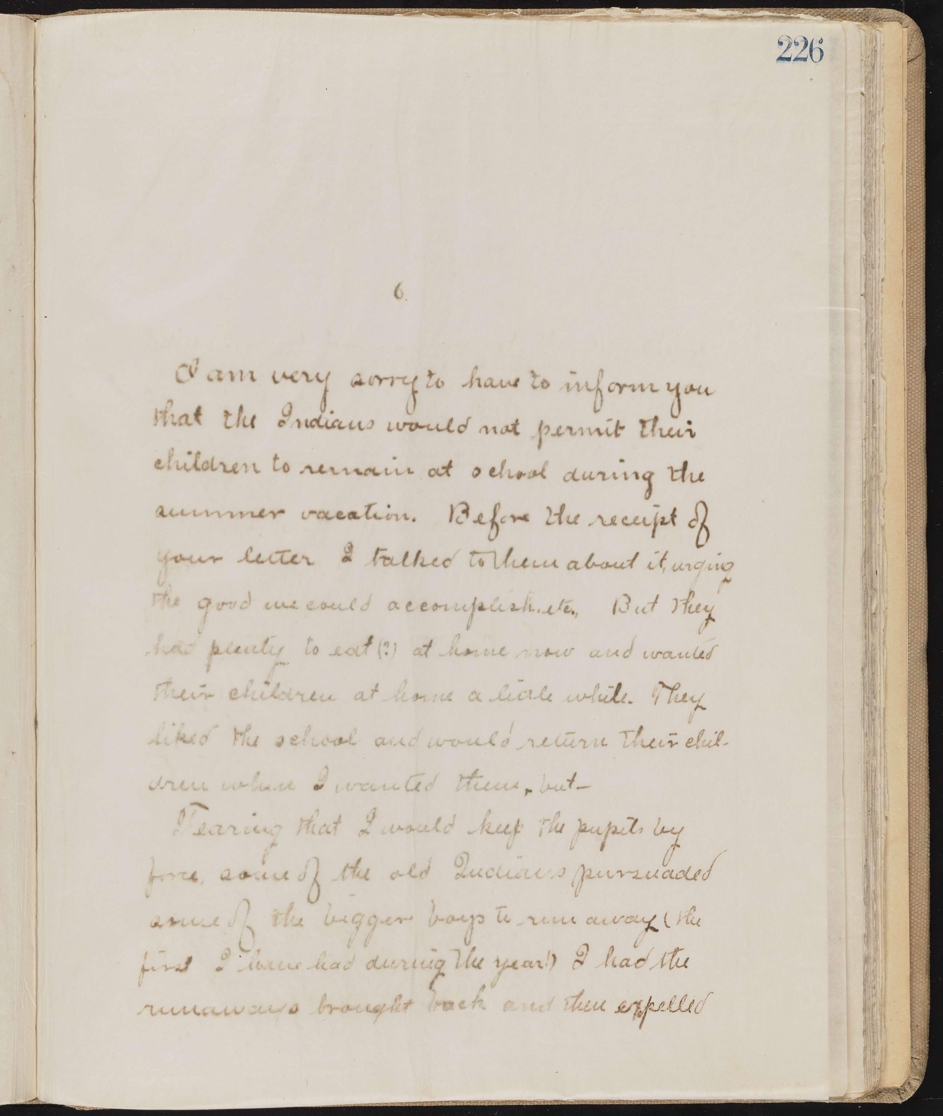 Fort Mojave Industrial School correspondence, administrative and financial information, image 183