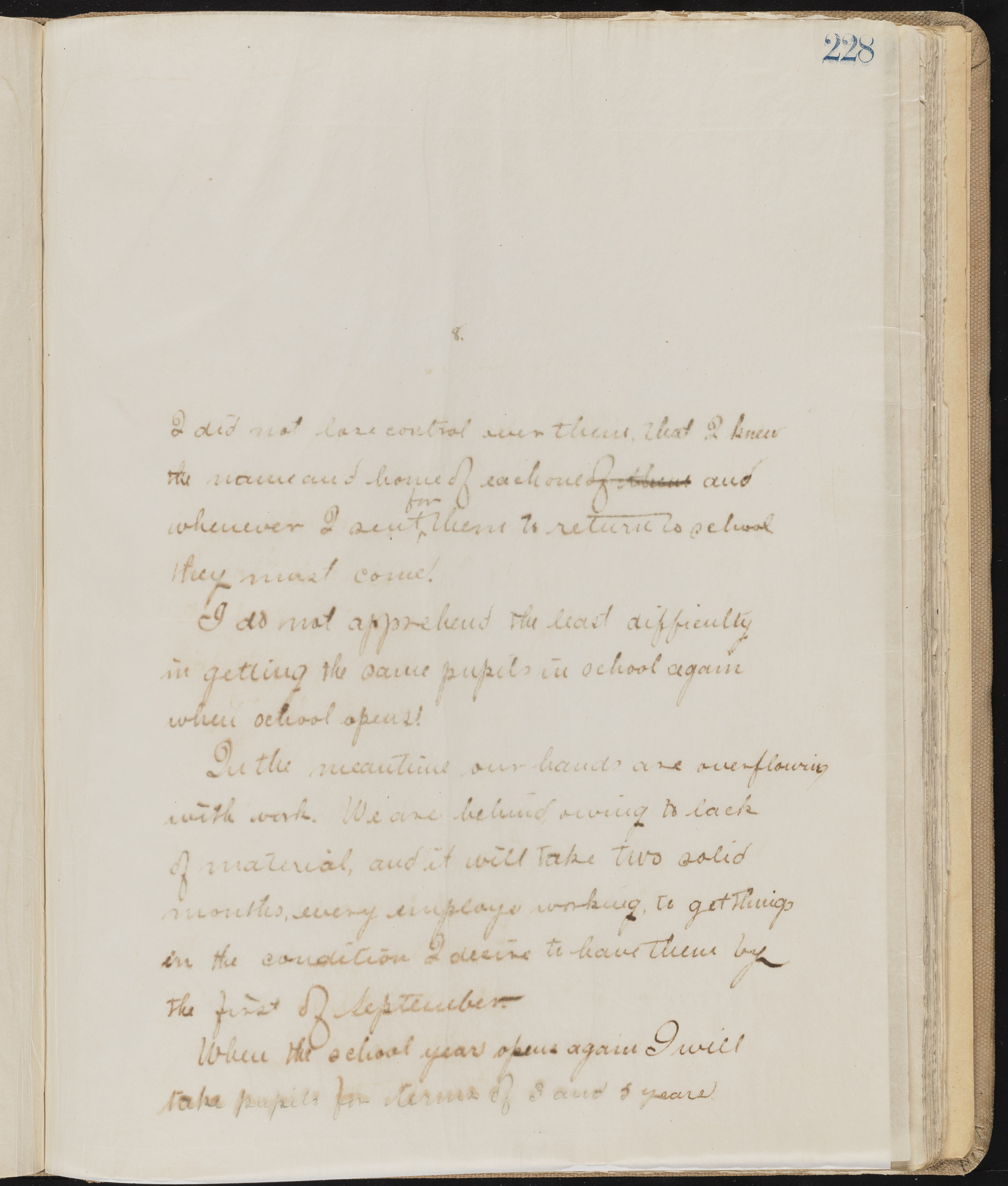 Fort Mojave Industrial School correspondence, administrative and financial information, image 185