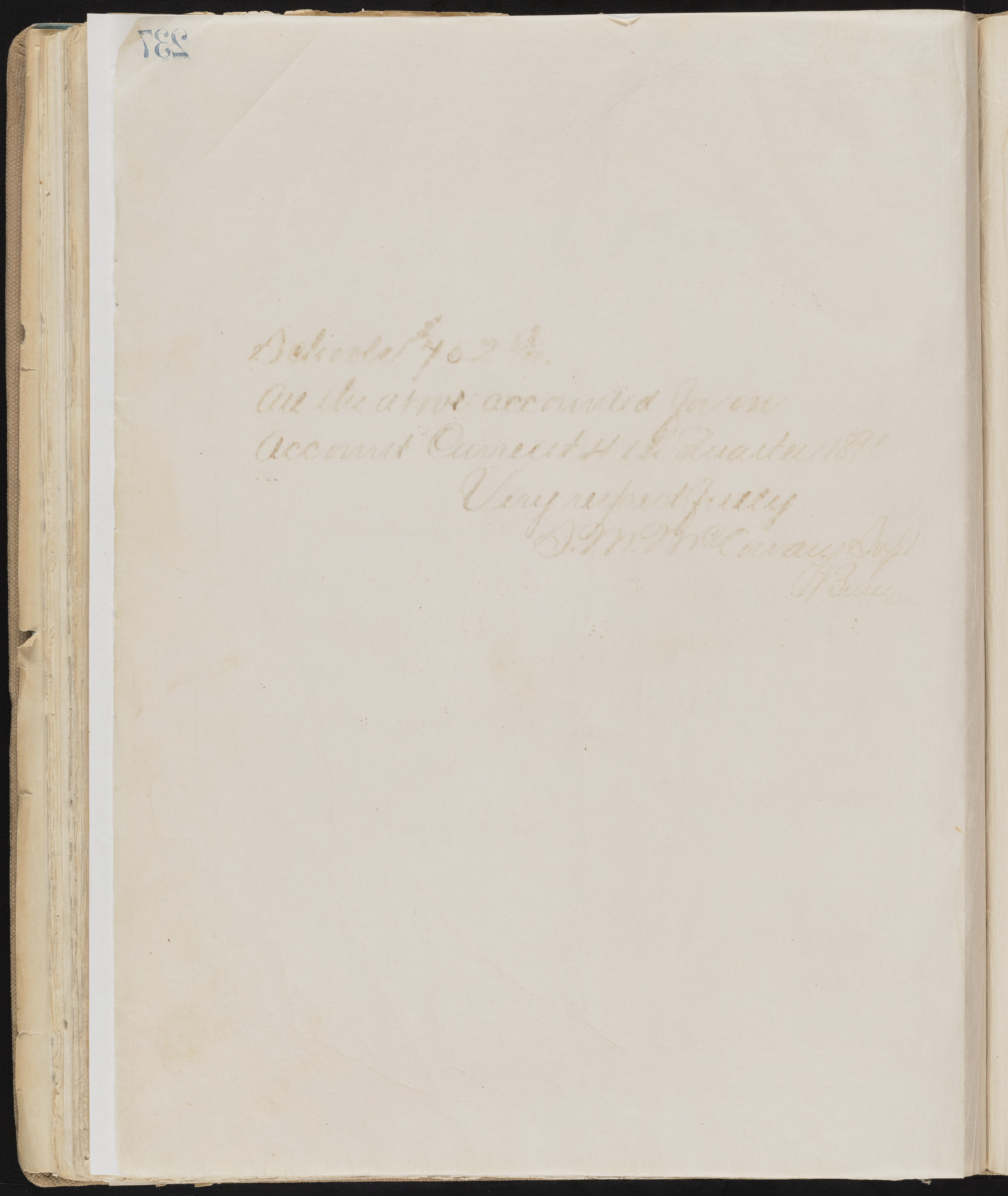 Fort Mojave Industrial School correspondence, administrative and financial information, image 196