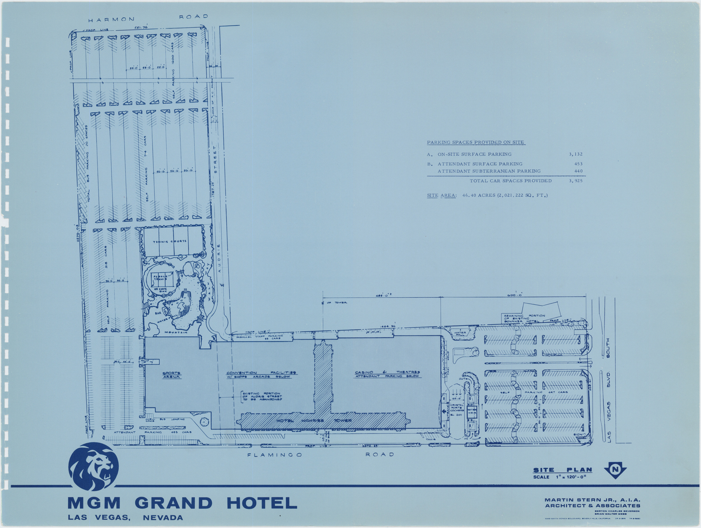 Proposal for the MGM Grand Hotel (Las Vegas), circa 1972, image 4