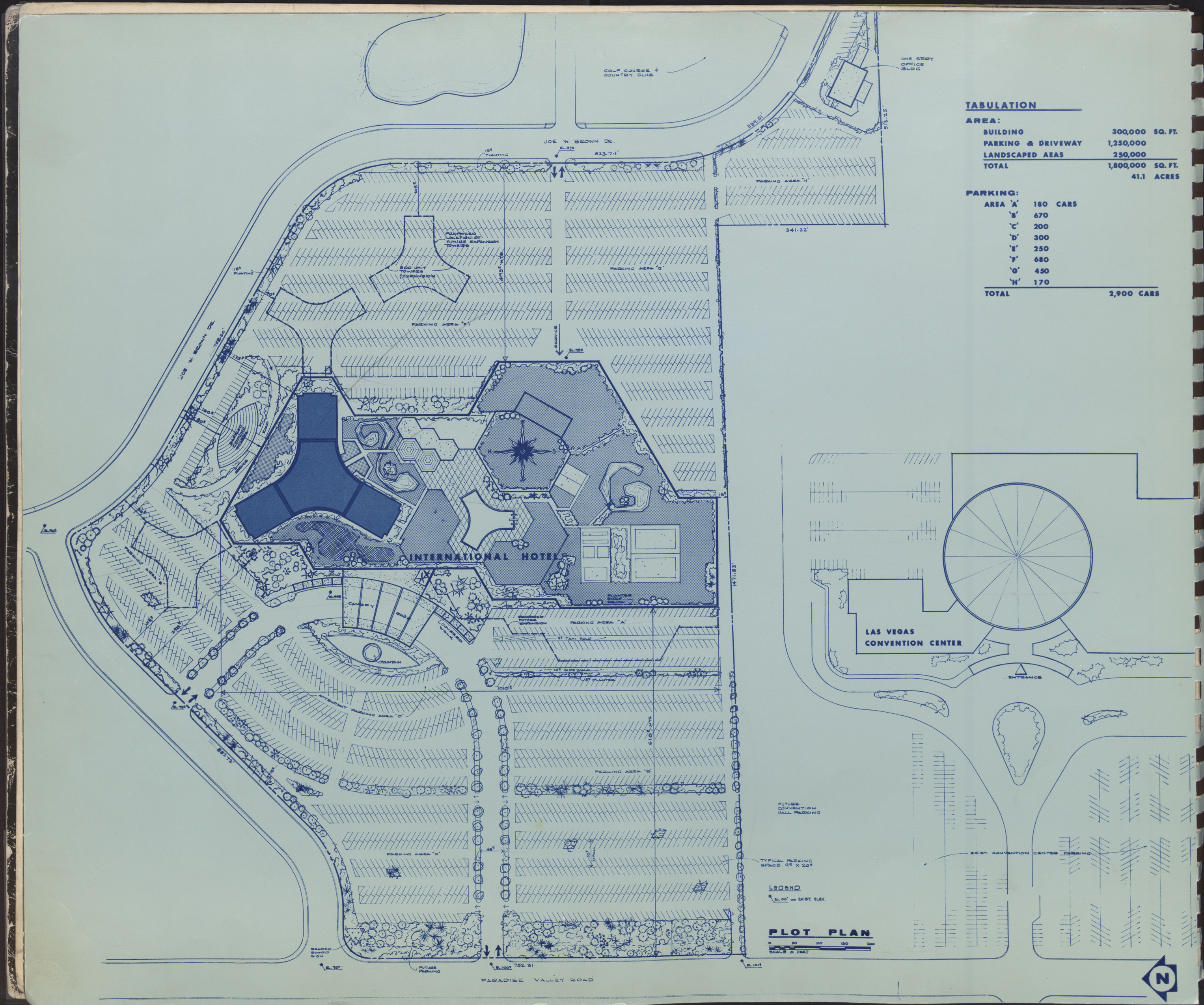 Proposal for the International Hotel (Las Vegas), circa 1968, image 4